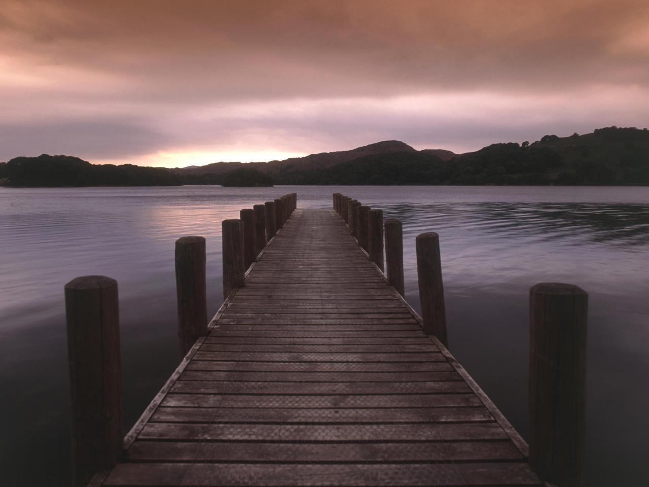 обои Coniston Water, Lake District, Cumbria, England фото