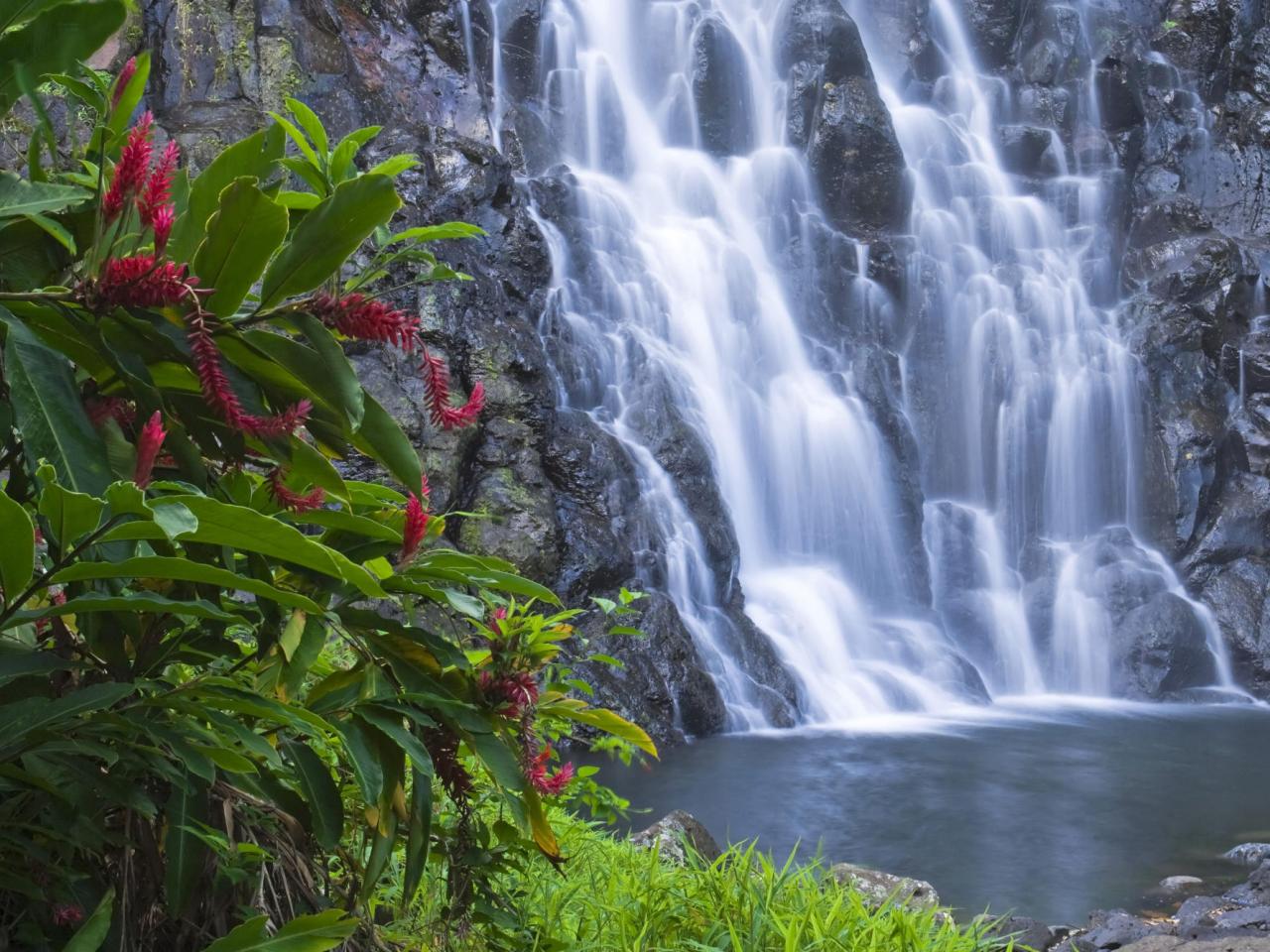 обои Kepirohi Waterfall, Micronesia фото