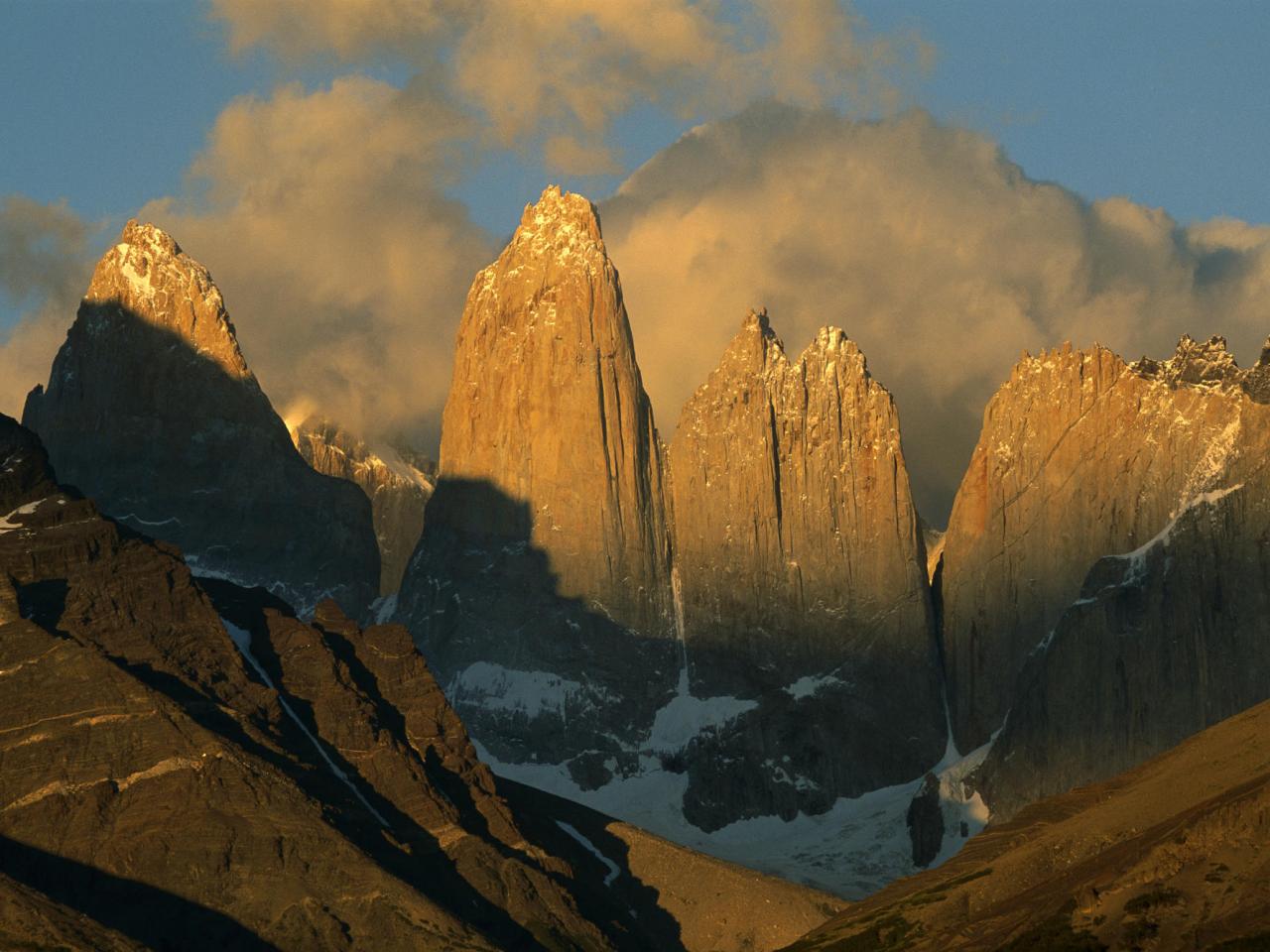 обои Torres del Paine, Patagonia, Chile фото