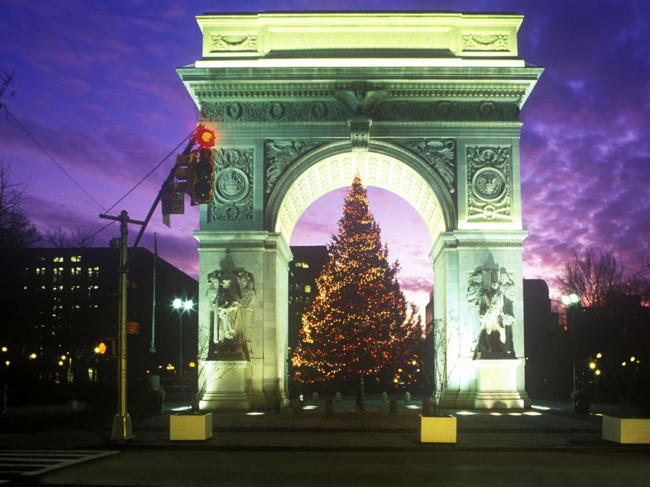 обои Washington Square Park, Greenwich Village, Manhattan фото