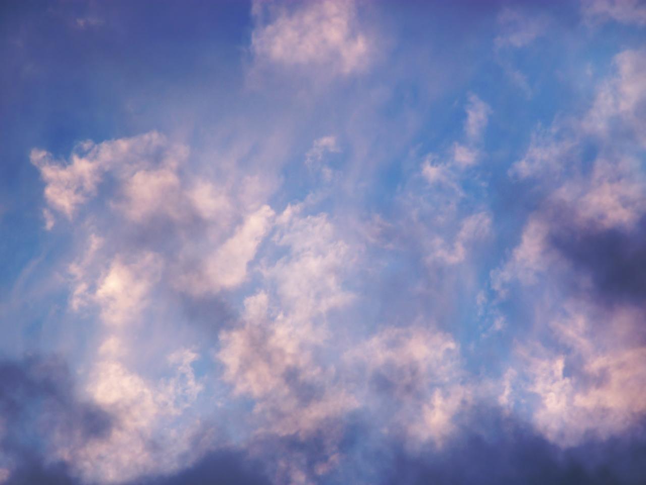обои Облака с синевой фото