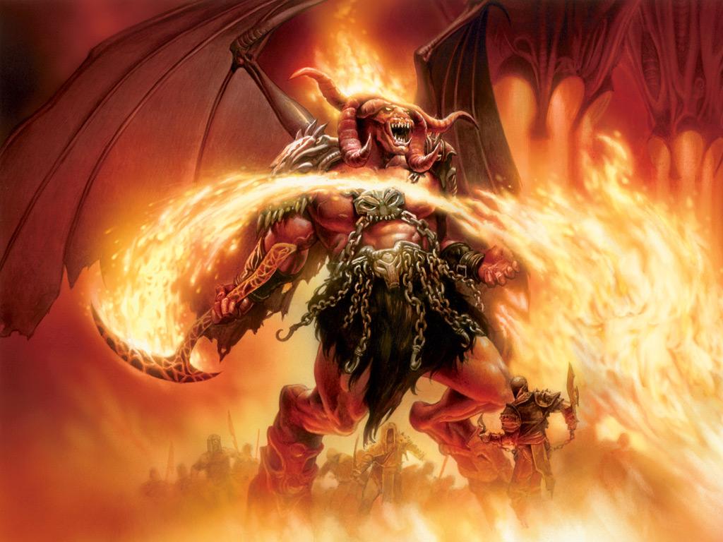 обои Rakdos demon lord фото