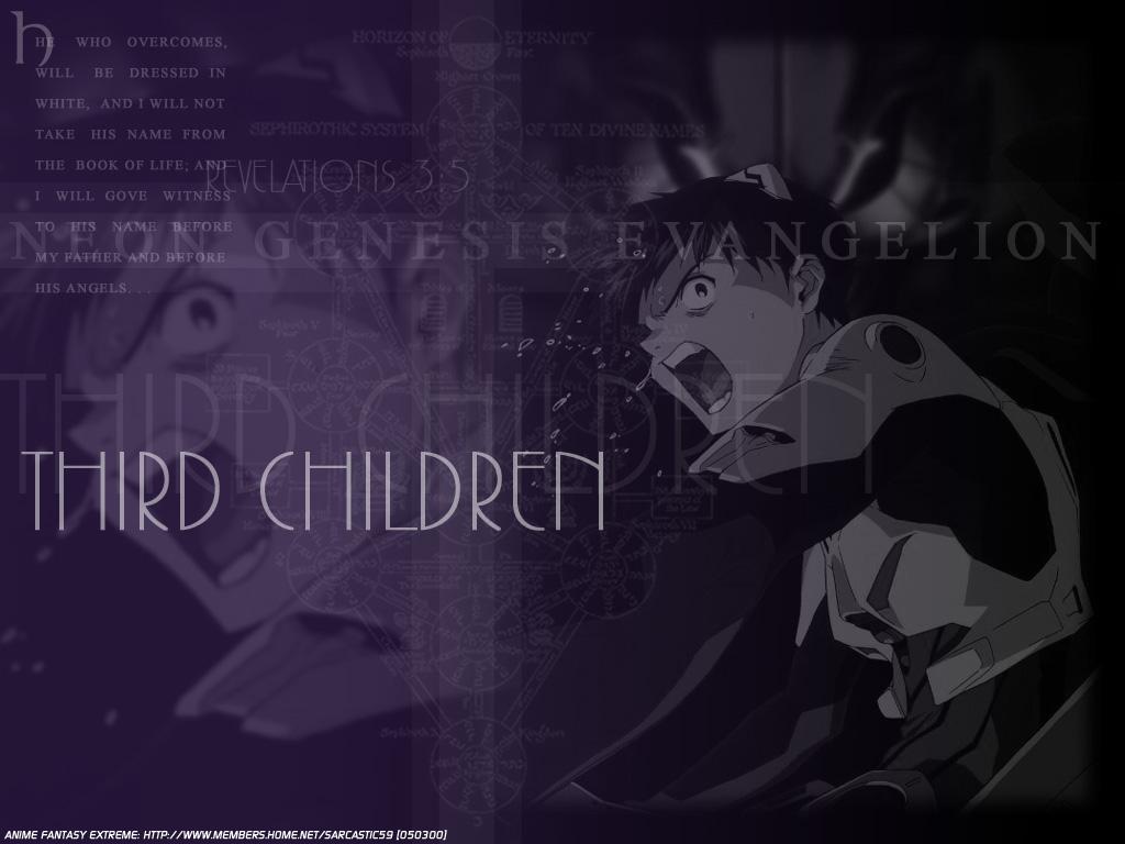 обои Evangelion - Third Children фото