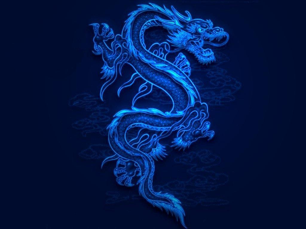 обои Blue Dragon фото