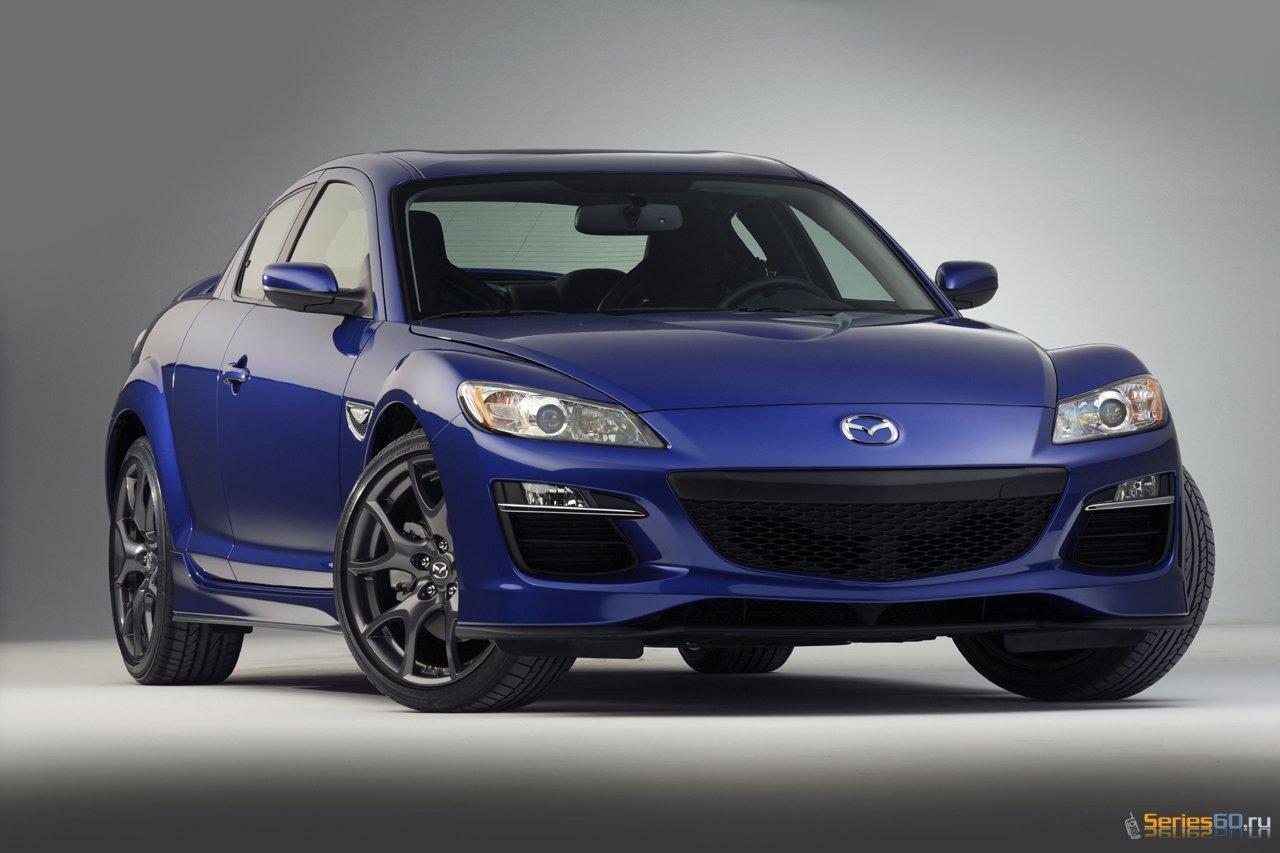 обои Mazda RX blue фото