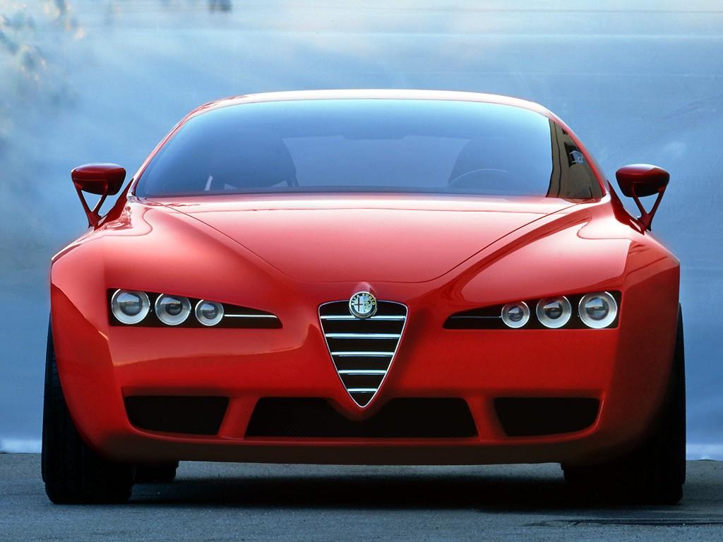 обои Alfa Romeo red фото