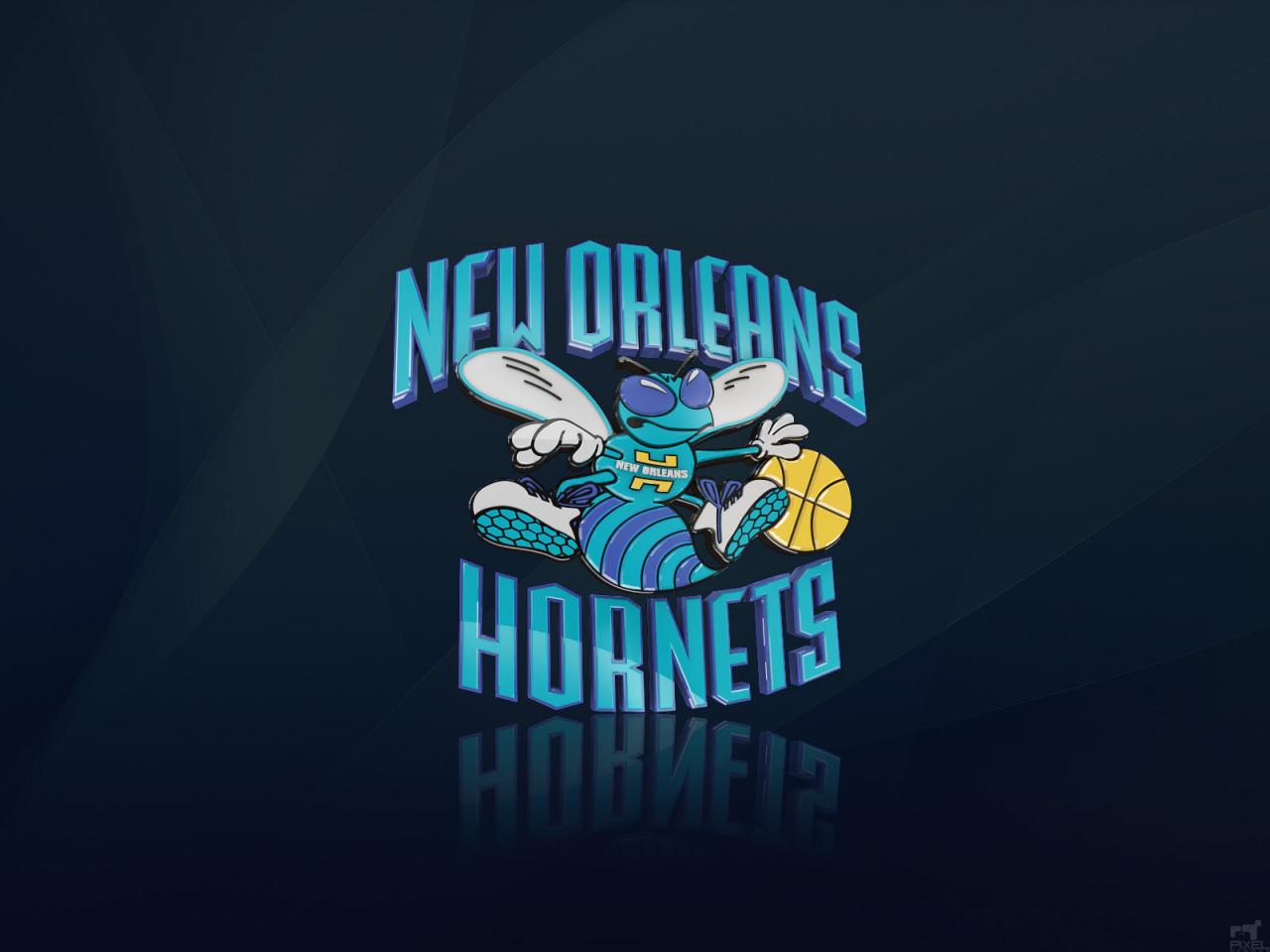 обои NBA New Orleans Hornets Logo фото