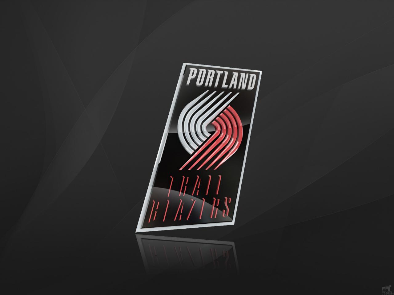 обои NBA Portland Trailblazers Logo фото