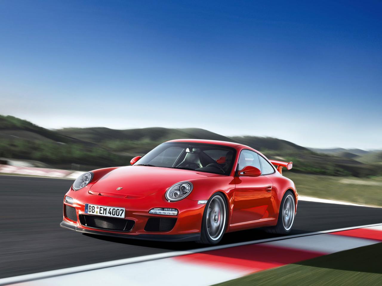 обои Porsche - 911 GT3 red фото