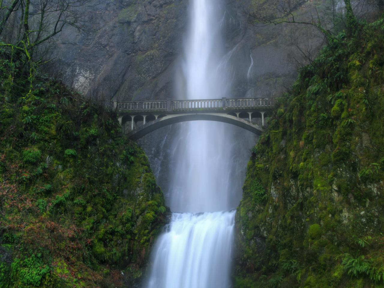 обои Multnomah falls фото