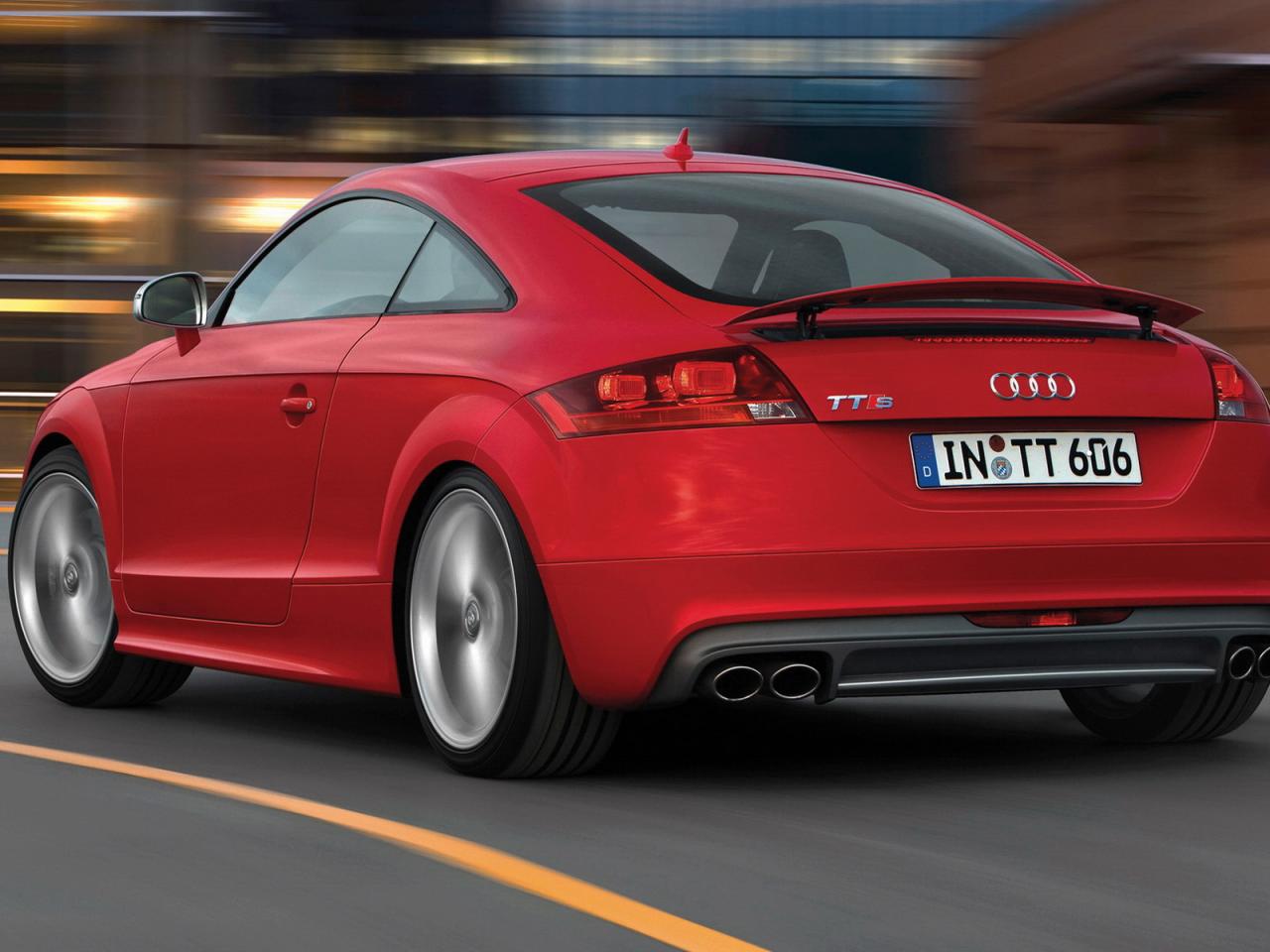 обои Audi TTS Coupe сзади фото