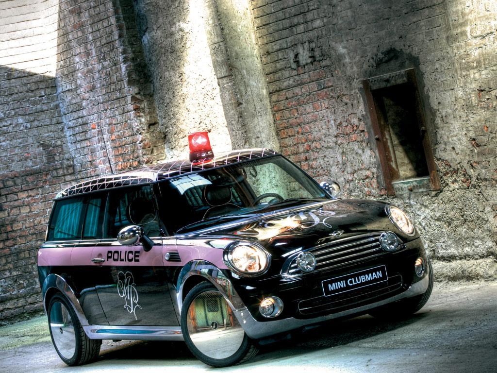 обои Mini Clubman Police фото