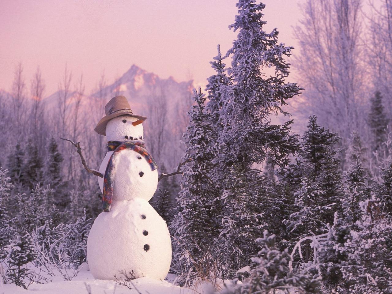 обои Frosty the Snowman фото