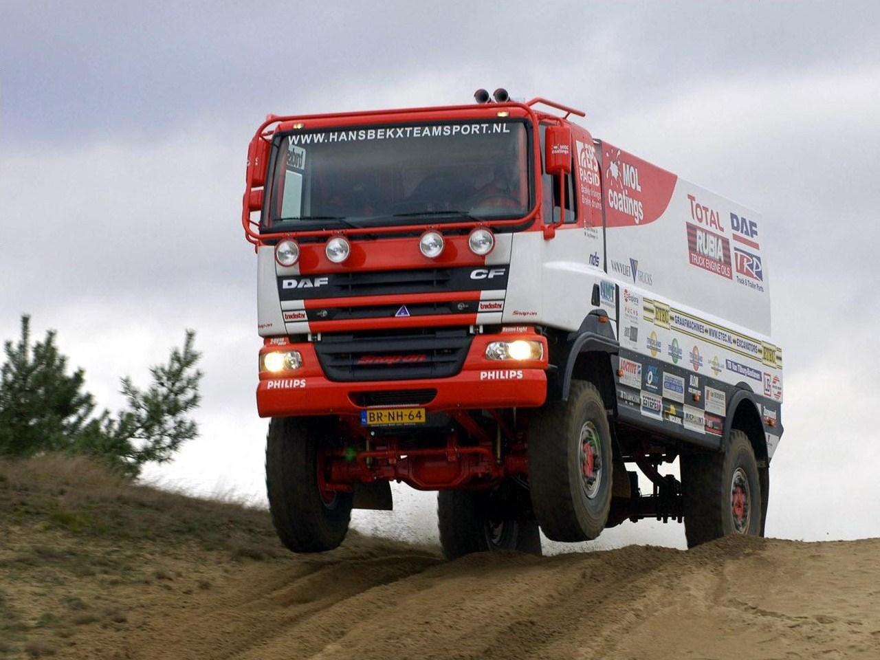 обои DAF CF rally truck фото