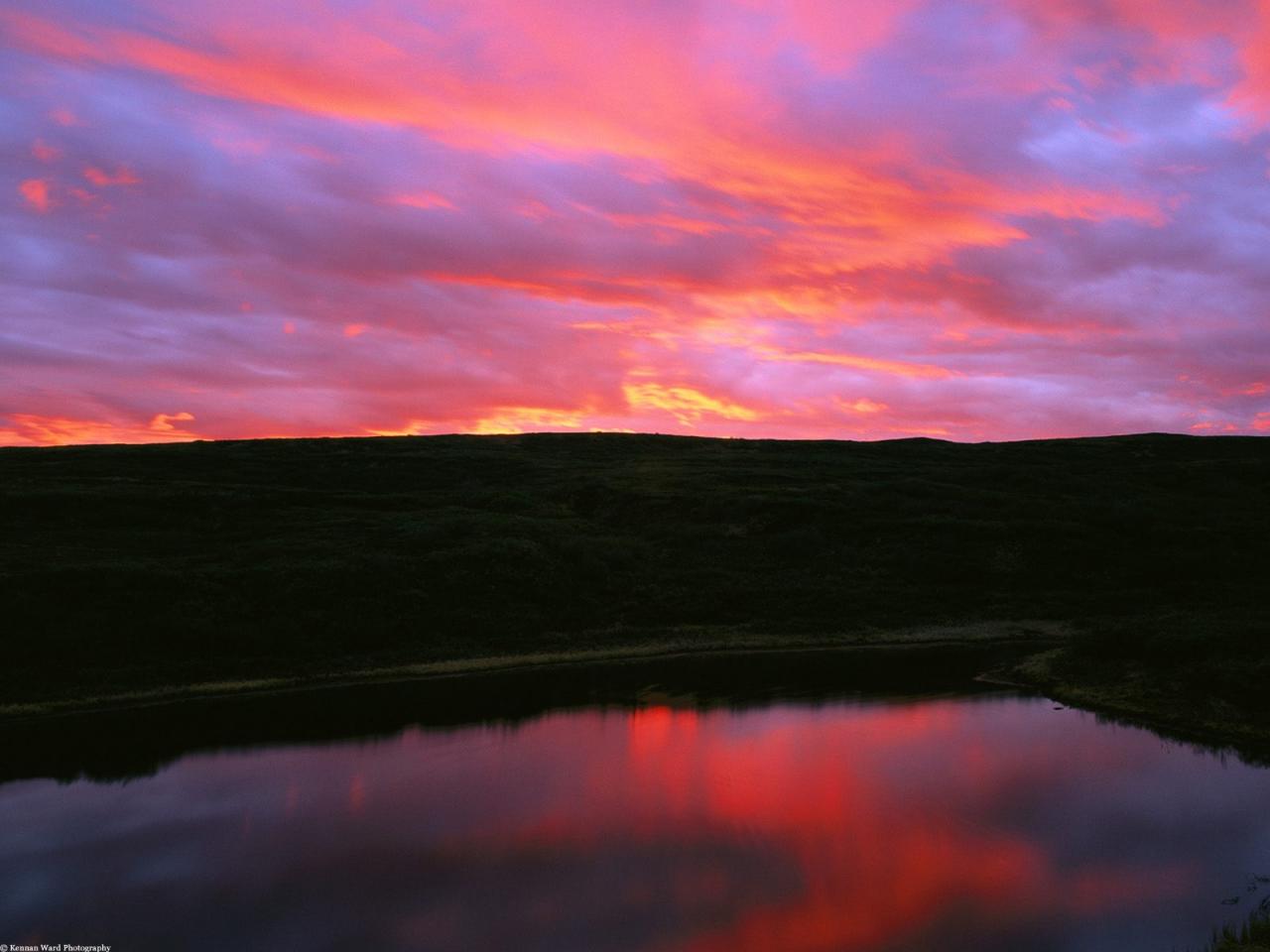 обои Alaskan Sunset фото