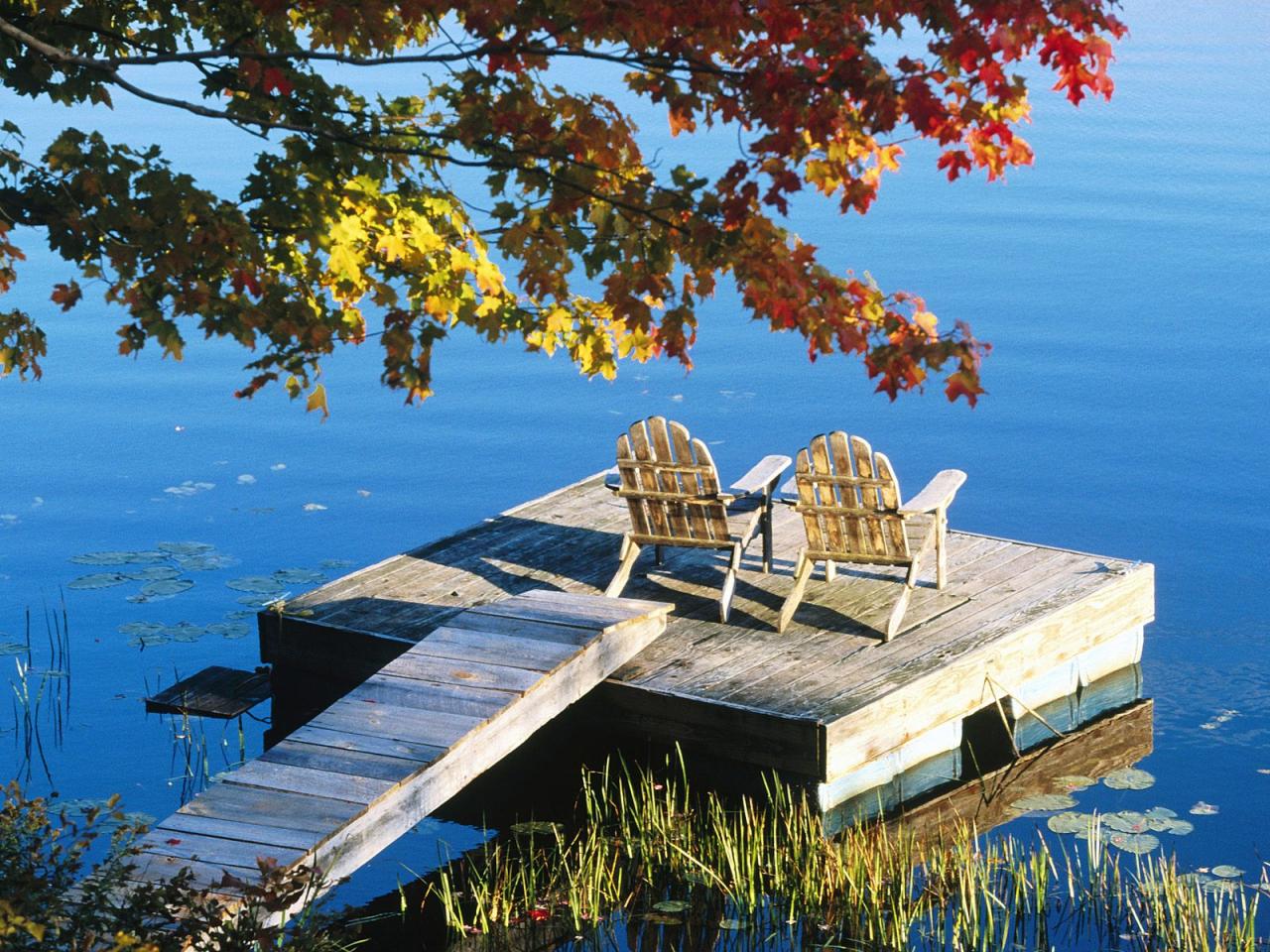 обои Adirondack Chairs, Starlight, Pennsylvania фото