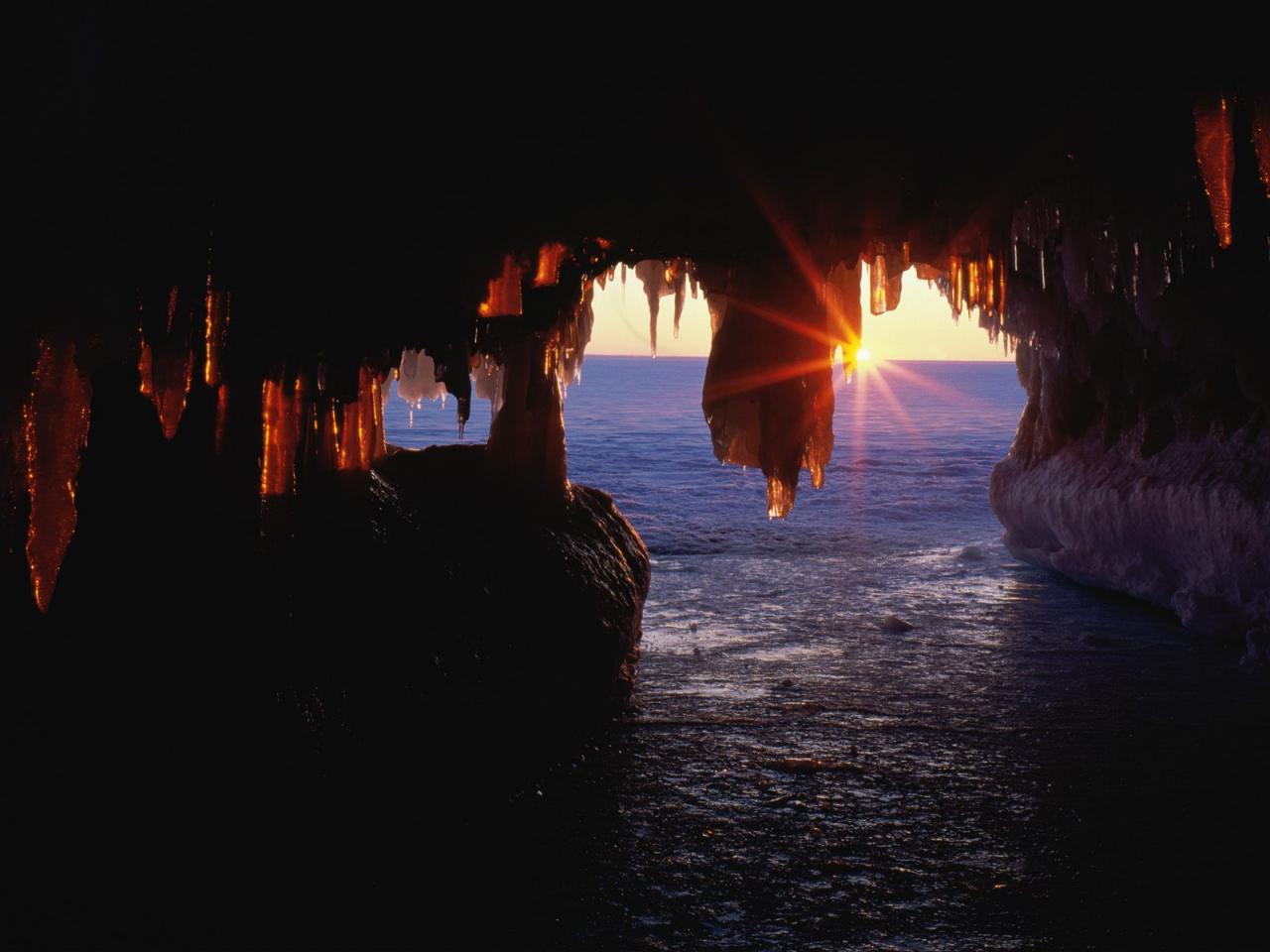 обои Sea Caves фото