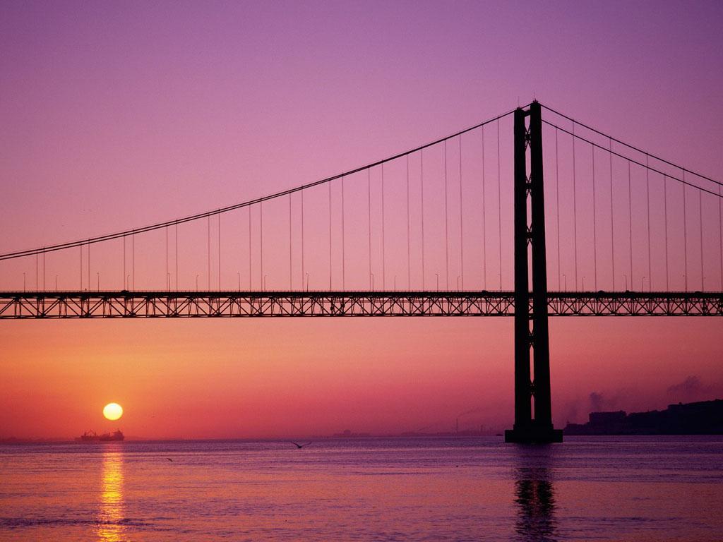 обои Ponte 25 de Abril, Lisbon, Portugal фото