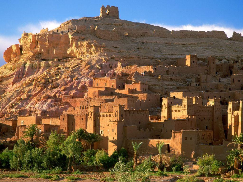 обои Kasbah Ruins, Ait Benhaddou, Morocco фото