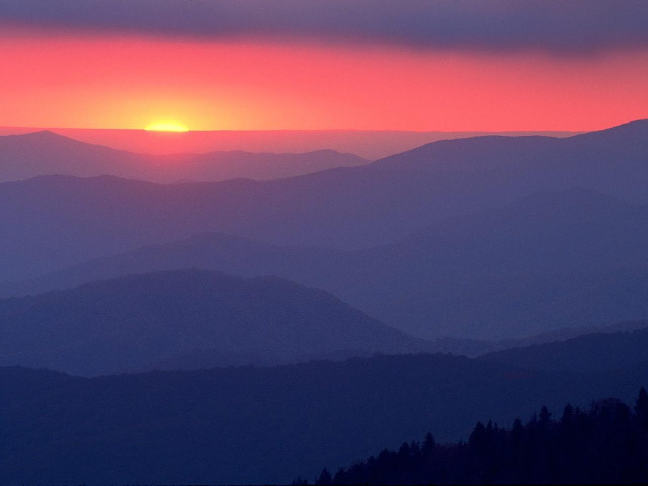 обои Storm Clouds over Clingmans Dome фото