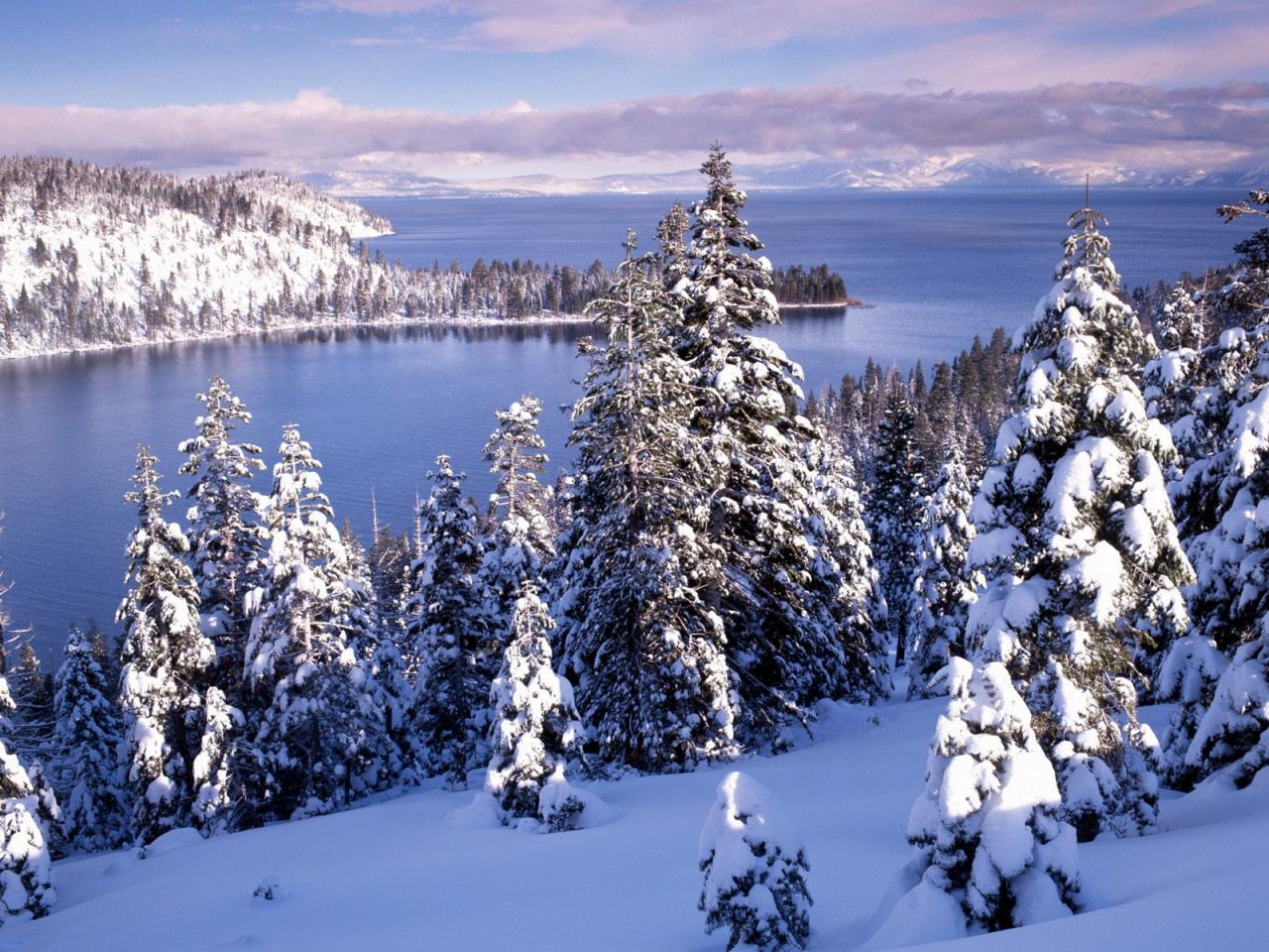 обои Lake Tahoe, California фото