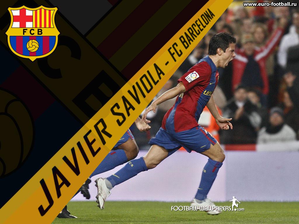 обои Javier Saviola - FC Barcelona фото