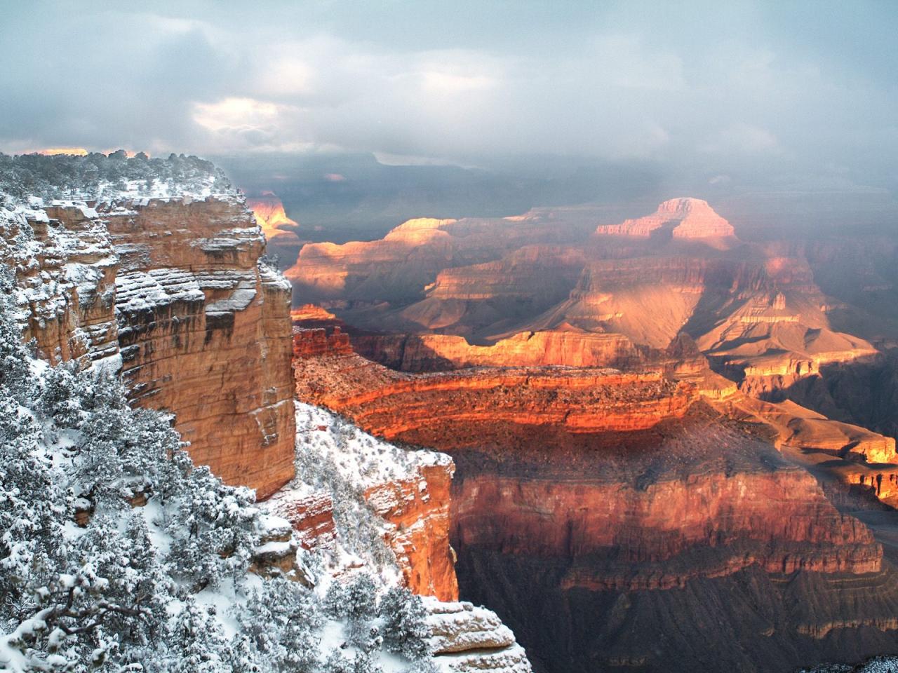 обои Mather Point, Grand Canyon National Park, Arizona фото