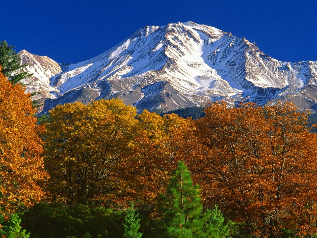 обои Mount Shasta, California фото