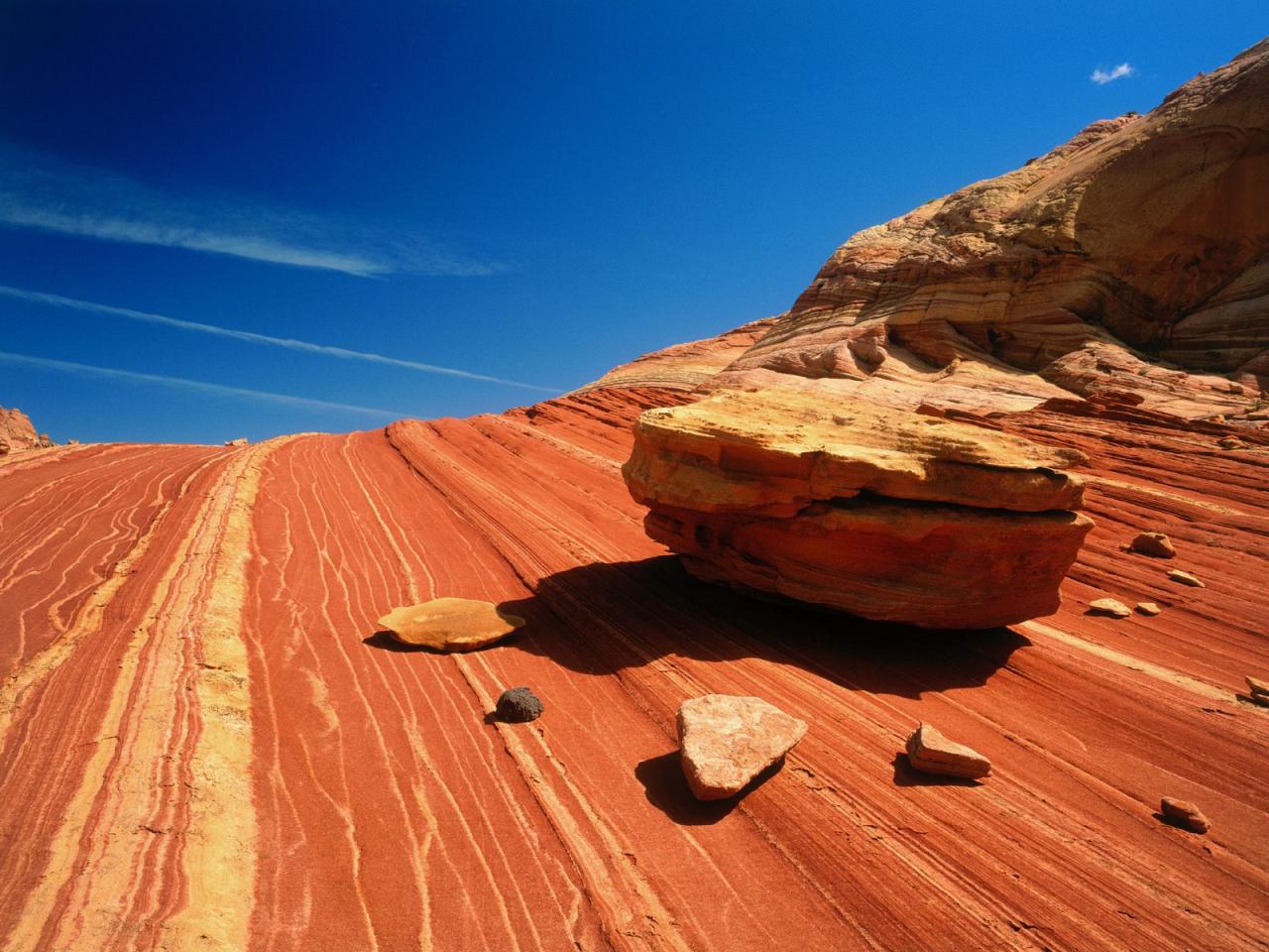 обои Navajo Sandstone, Paria Canyon, Arizona фото