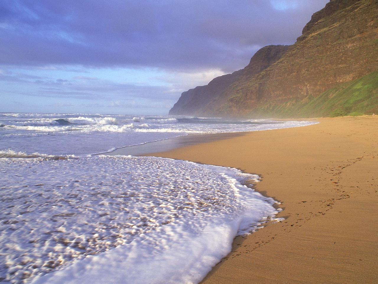 обои Polihale Beach, Kauai, Hawaii фото