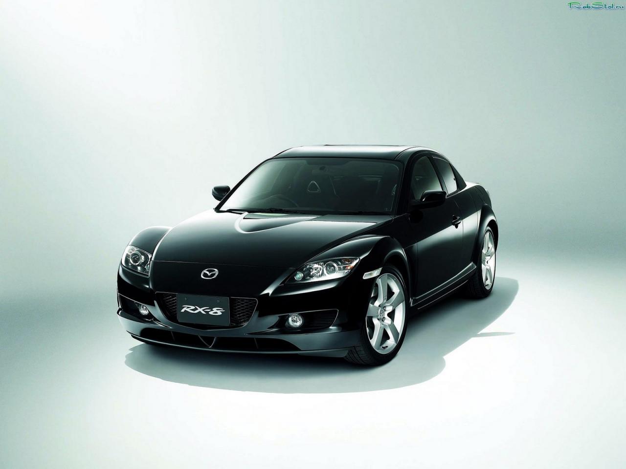 обои Черная Mazda RX-8 фото