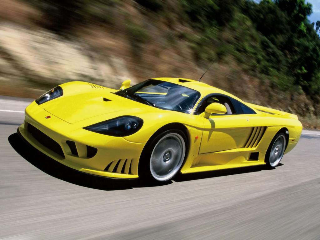 обои Saleen S7 желтый фото