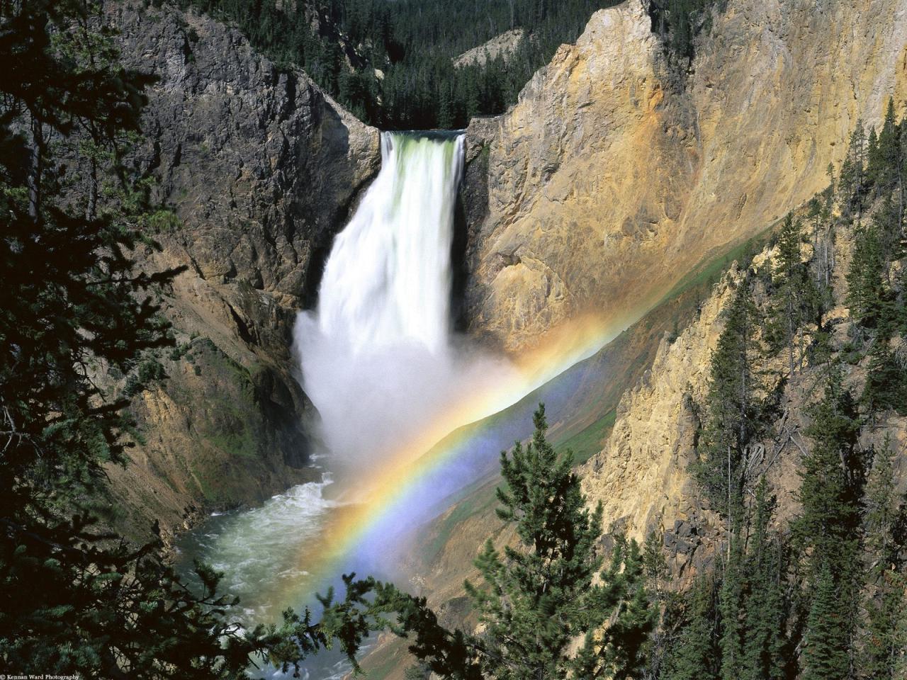 обои Yellowstone Falls фото