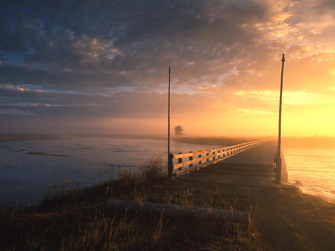 обои Osborn Bridge, Idaho фото