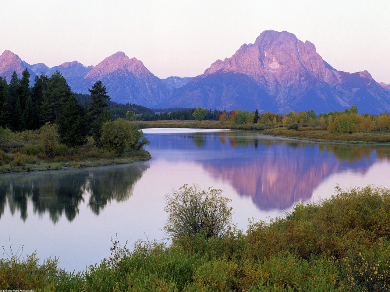 обои Oxbow, Grand Teton National Park фото