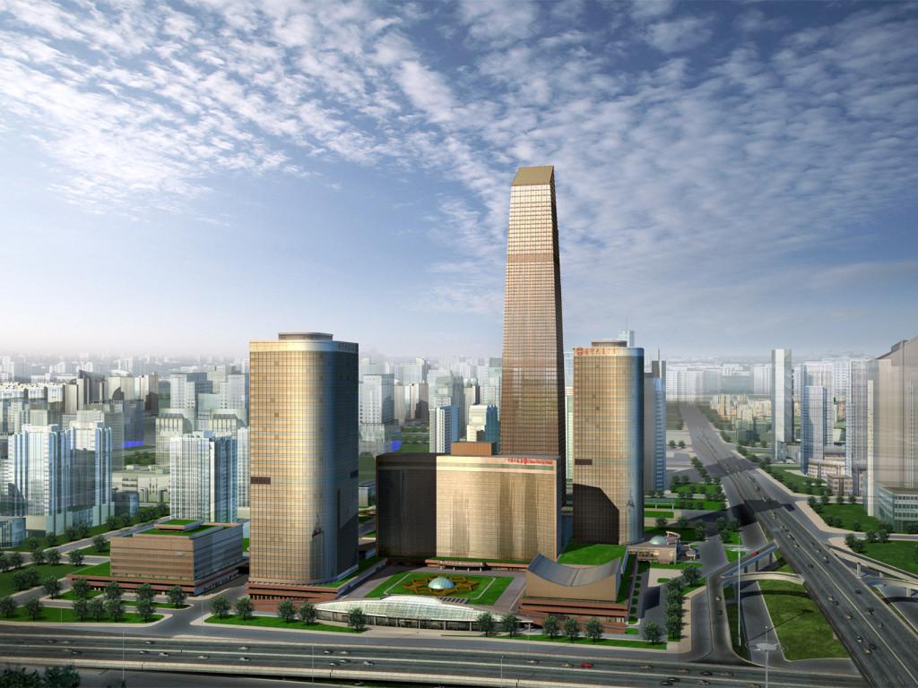 обои 3D город фото