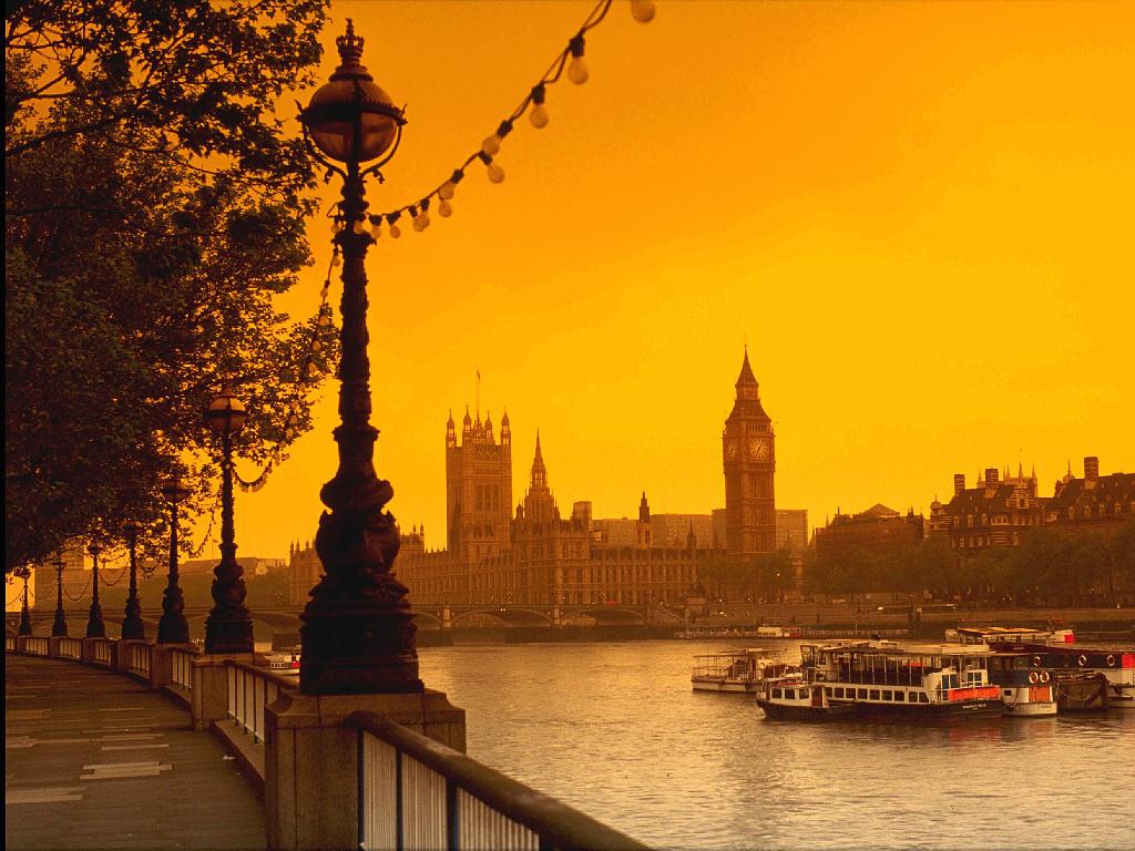 обои River Thames - London фото