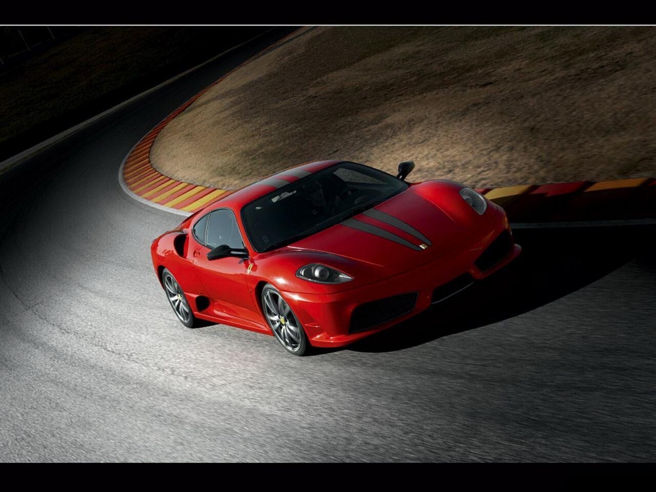 обои Яркая Ferrari F430 фото