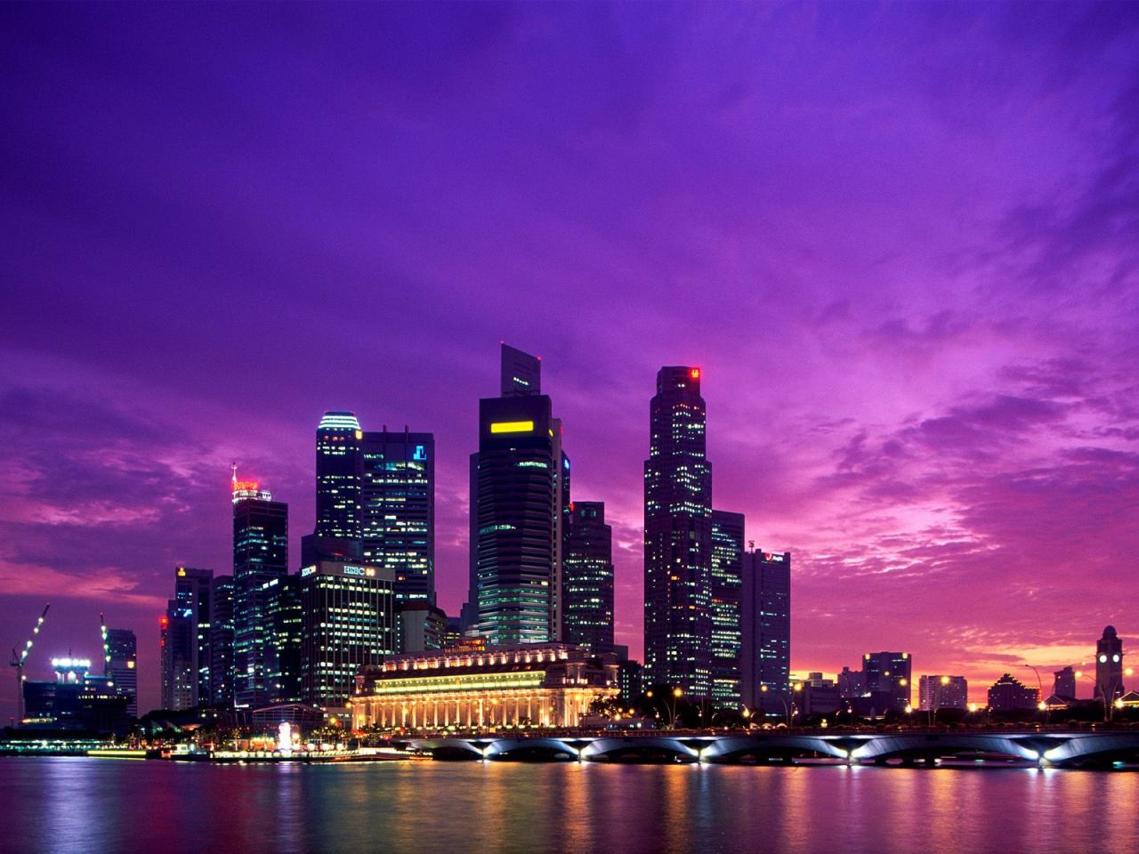 обои Twilight, Singapore фото