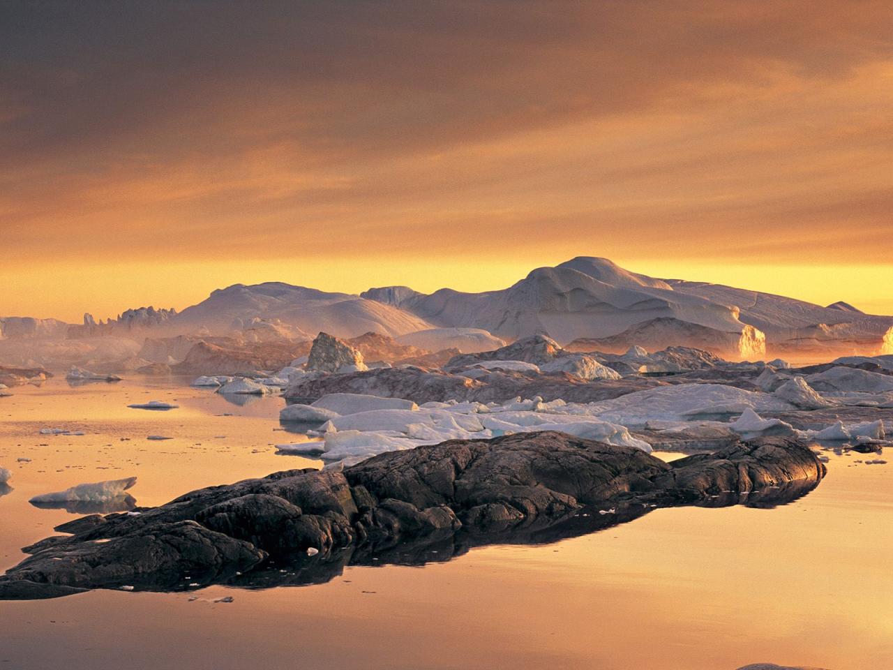 обои Disko Bay, Greenland фото