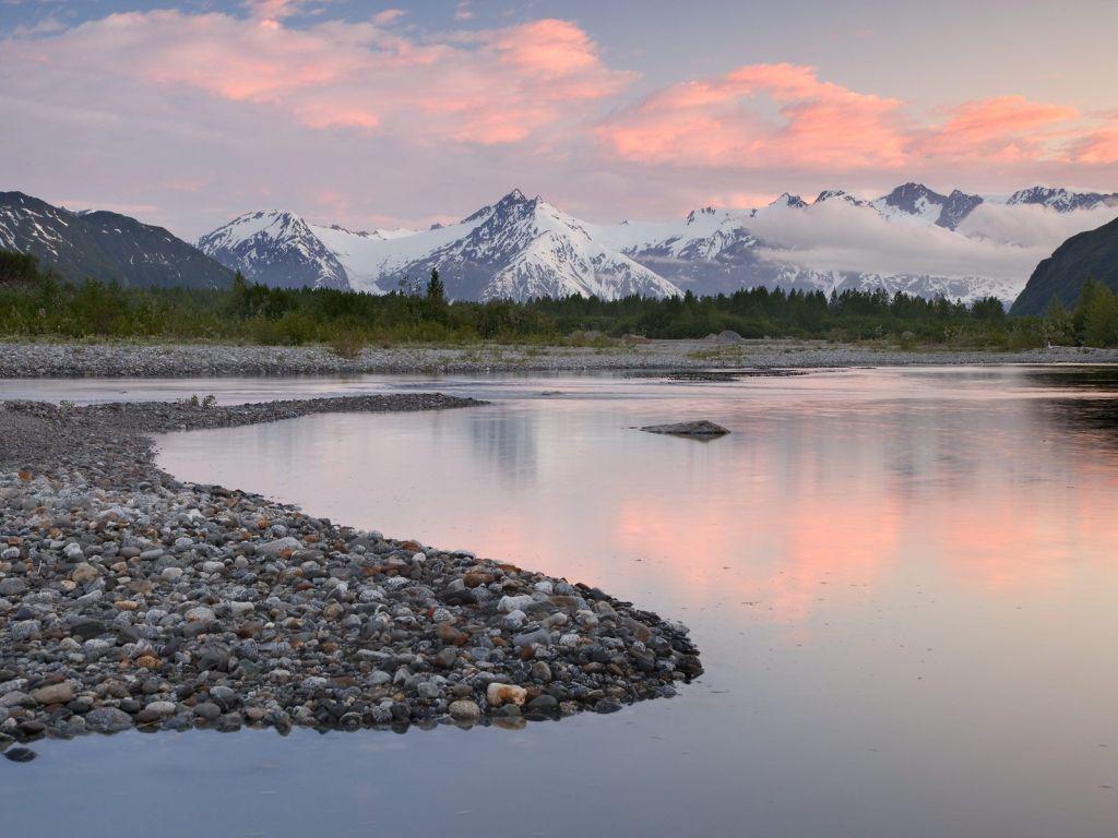 обои Alsek River Valley, Alaska фото