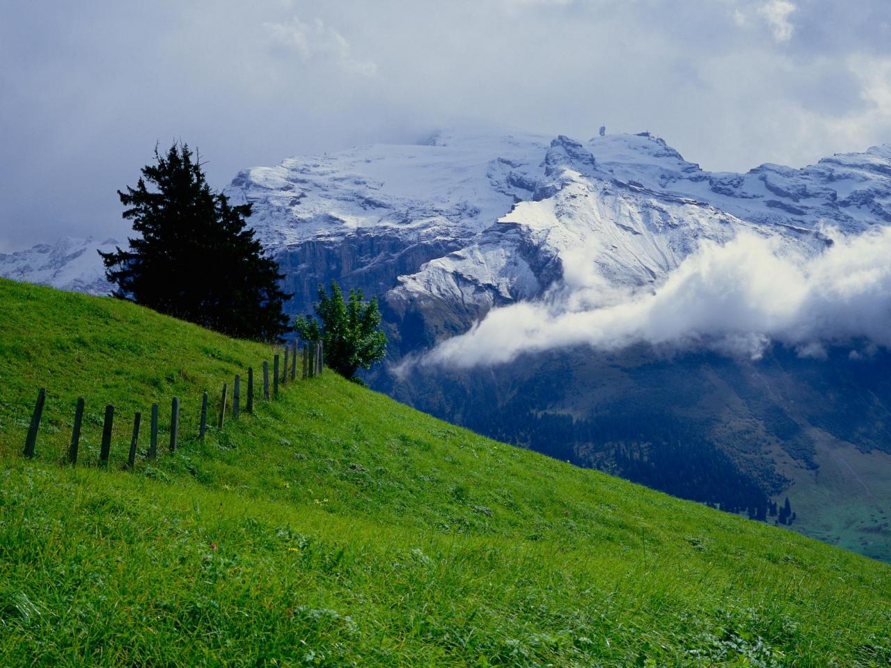 обои Titlis, Obwalden, Switzerland фото