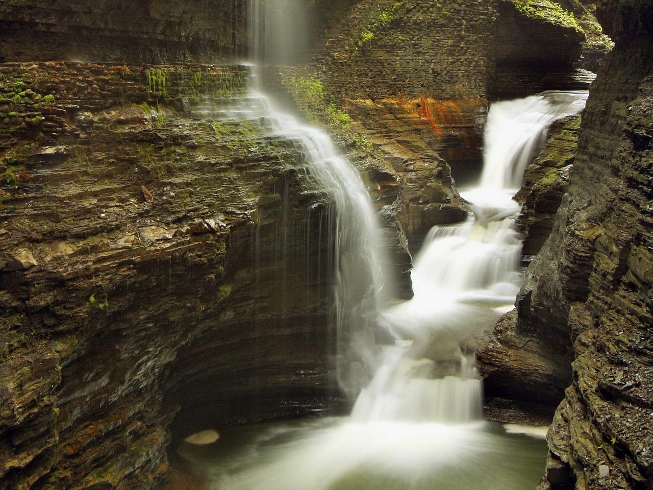 обои Falls, Watkins Glen State Park, New-York фото