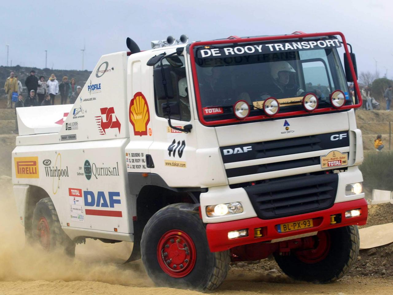 обои DAF CF rally truck фото