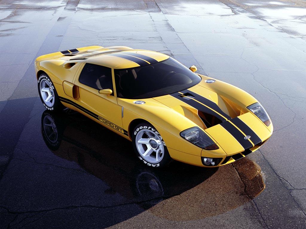 обои Ford GT40 yellow фото