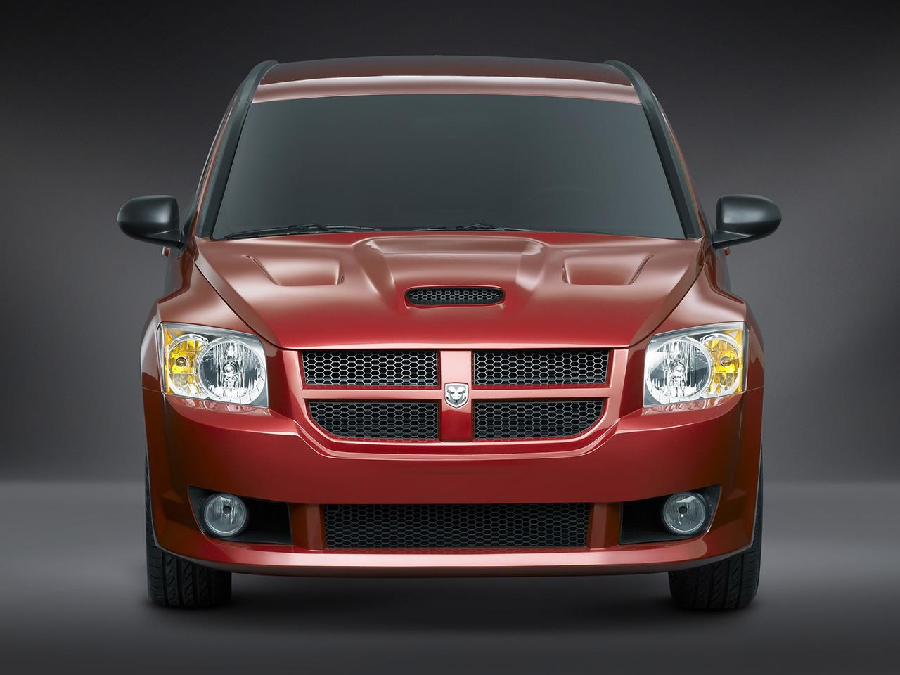 обои Dodge Caliber SRT4 2007 перед студийная съемка фото