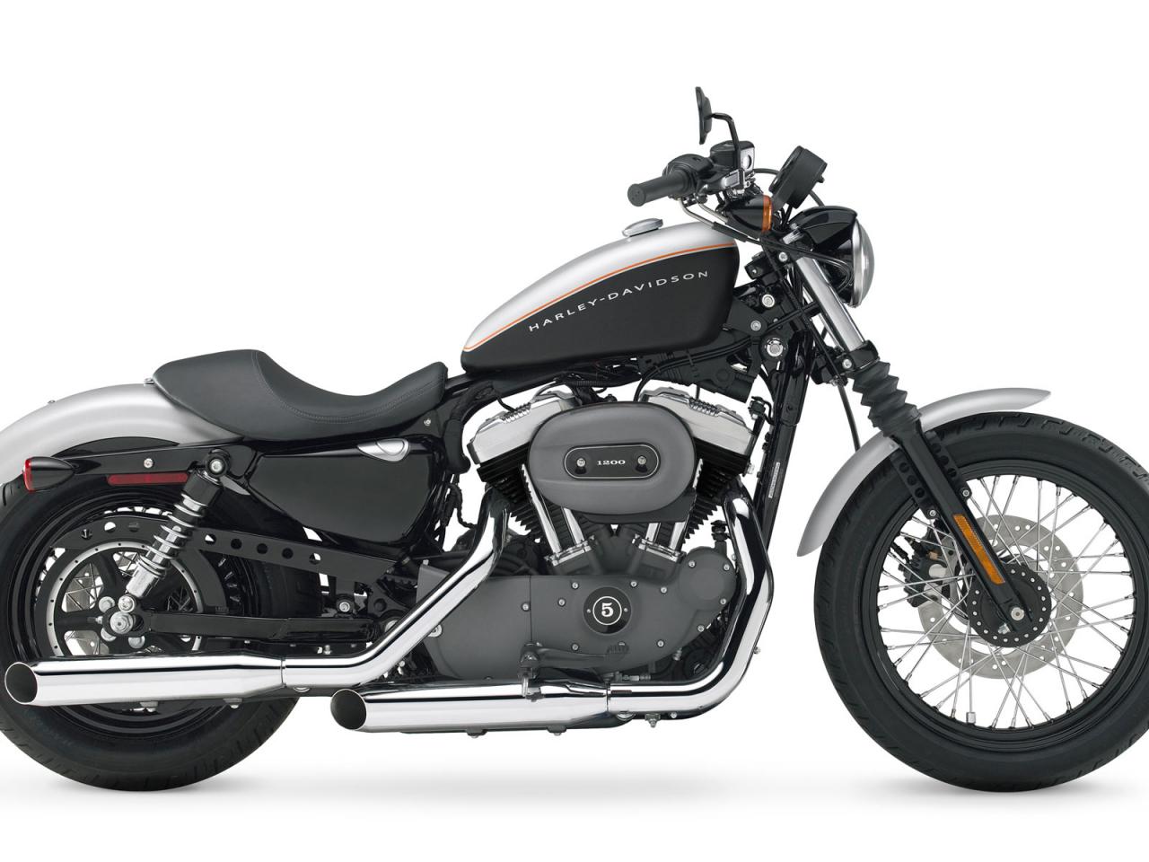 обои Harley davidson 1200 black фото