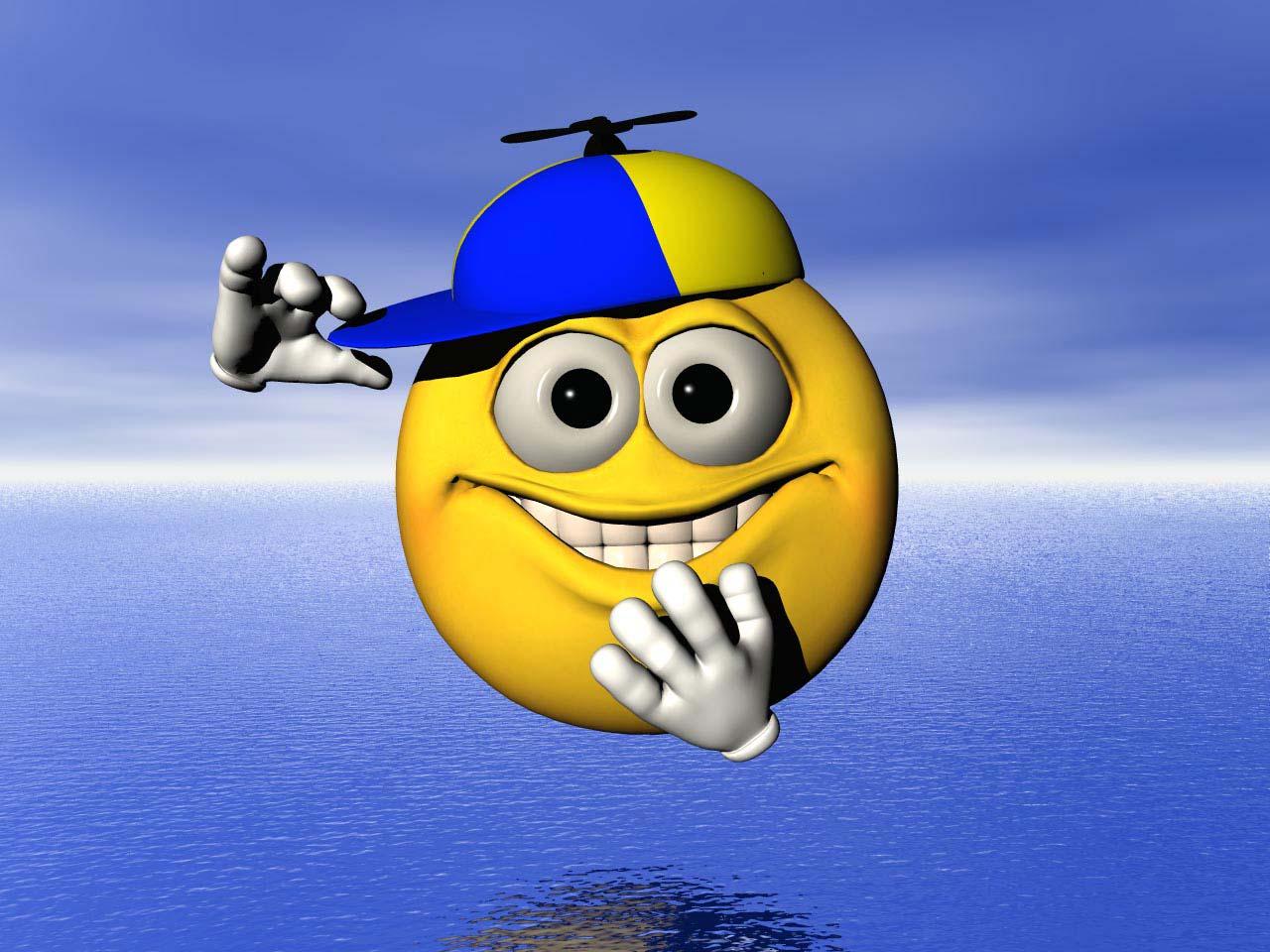 обои Смайл в кепке фото