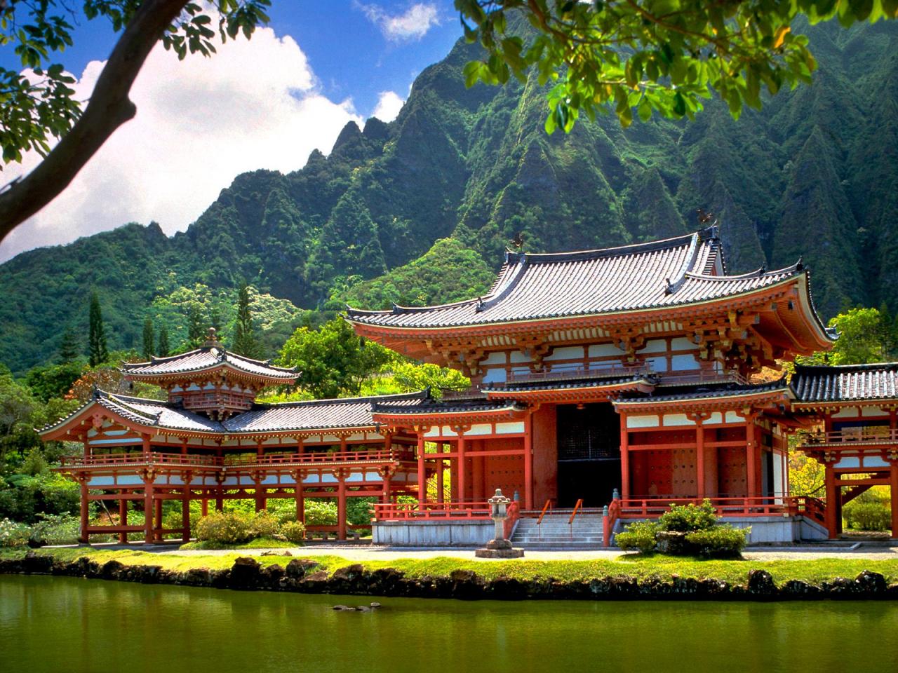 обои Byodo-In Temple, Oahu, Hawaii фото