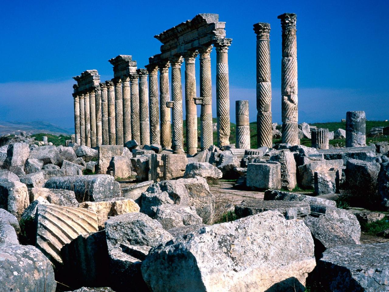 обои Cardo Maximus, Apamea, Syria фото